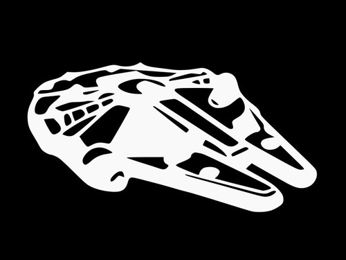 Millenium falcon star - falcon, wars
